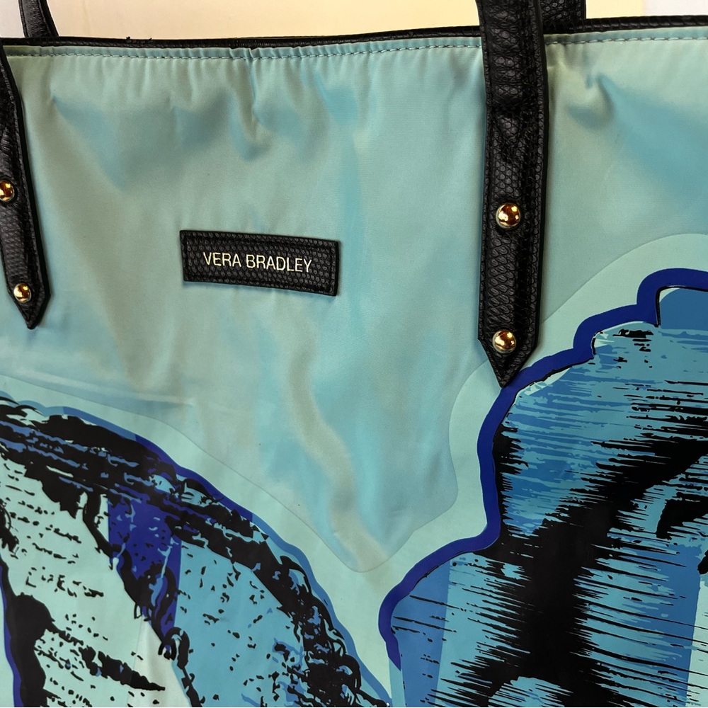 NWOT Vera Bradley Tote Bag Havana Rose Ella Beach bag Weekender Travel bag - Picture 9 of 15